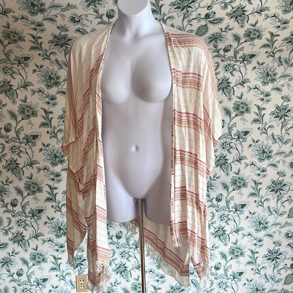 Colorful Ruana- size Large never worn!